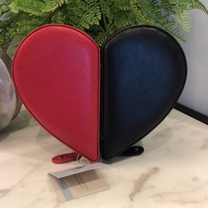 Rowallan Genuine Leather Two-part Heart Jewelry Boxes